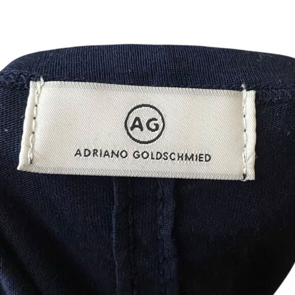 AG Adriano Goldschmied Womens S Henson Tee Navy Blue T-Shirt Casual Preppy NEW - Picture 3 of 8